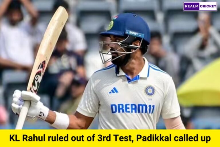 KL Rahul ruled out of 3rd Test, Padikkal called up