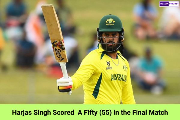 Harjas Singh Scored  A Fifty (55) in the Final Match