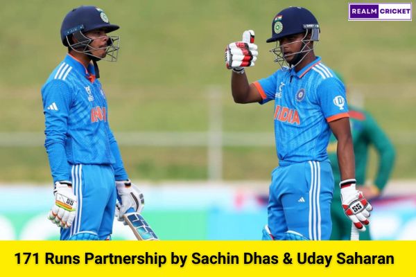 171 Runs Partnership by Sachin Dhas & Uday Saharan  