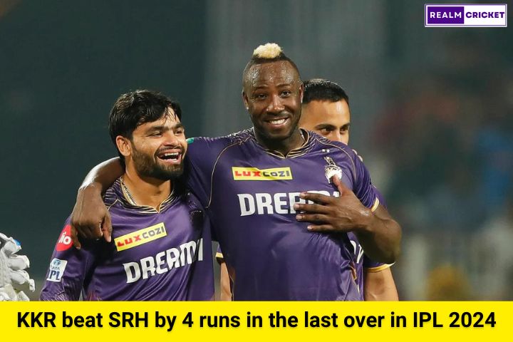 KKR beat SRH by 4 runs in the last over in IPL 2024