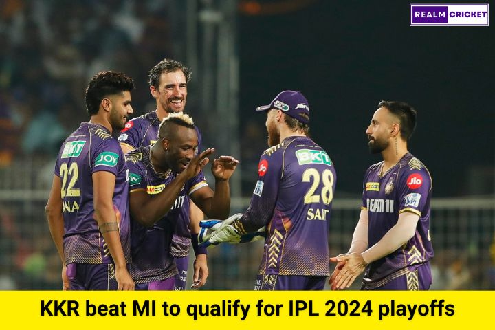 KKR beat MI to qualify for IPL 2024 playoffs