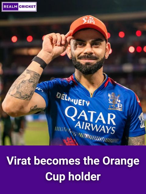 Virat becomes the Orange Cup holder